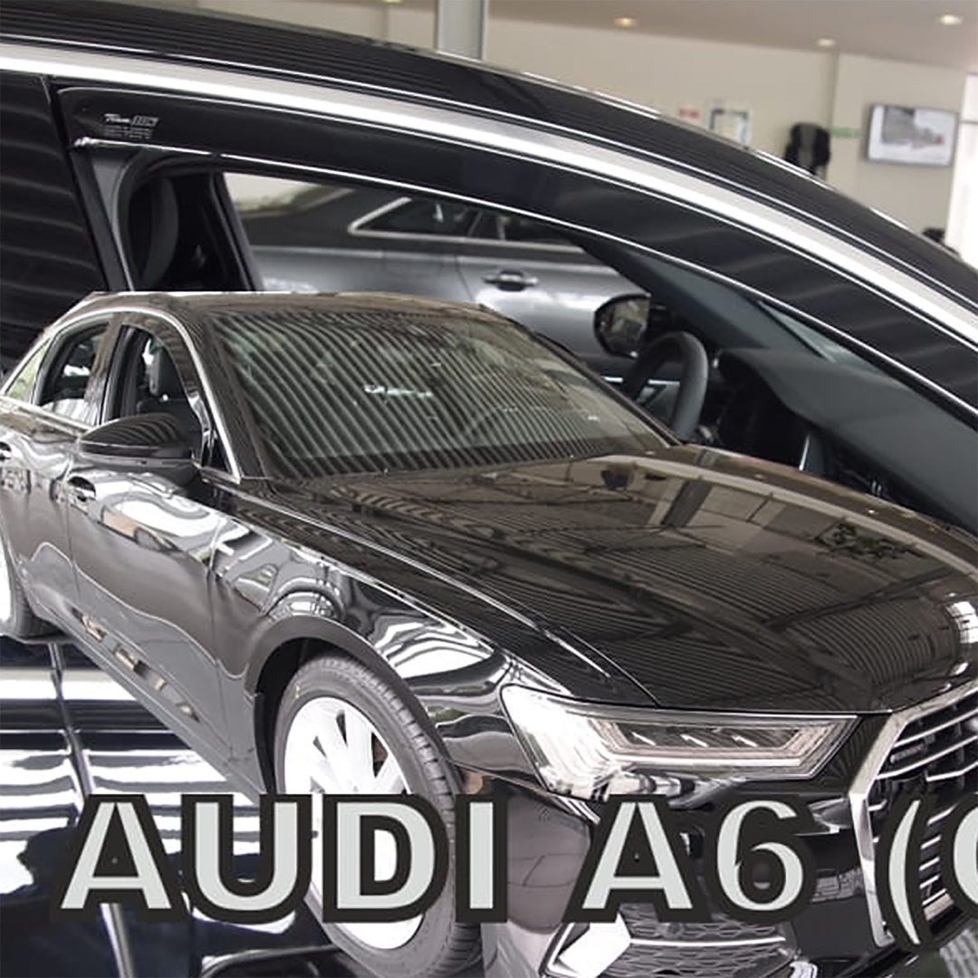 ΑΝΕΜ.10258 AUDI A6 C8 4D / AUDI A6 C8 5D AVANT 2018-2021 ΖΕΥΓΑΡΙ ΑΝΕΜΟΘΡΑΥΣΤΕΣ ΑΠΟ ΕΥΚΑΜΠΤΟ ΦΙΜΕ ΠΛΑΣΤΙΚΟ HEKO - 2 ΤΕΜ.