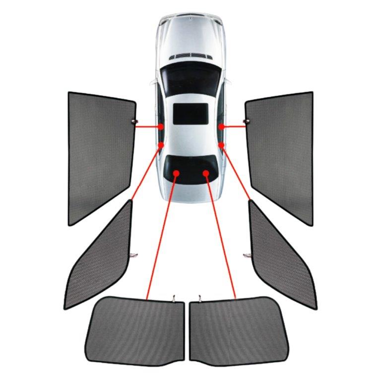 PVC.SKO-OCTA-E-C SKODA OCTAVIA SW 2013+ ΚΟΥΡΤΙΝΑΚΙΑ ΜΑΡΚΕ CAR SHADES - 6 ΤΕΜ.