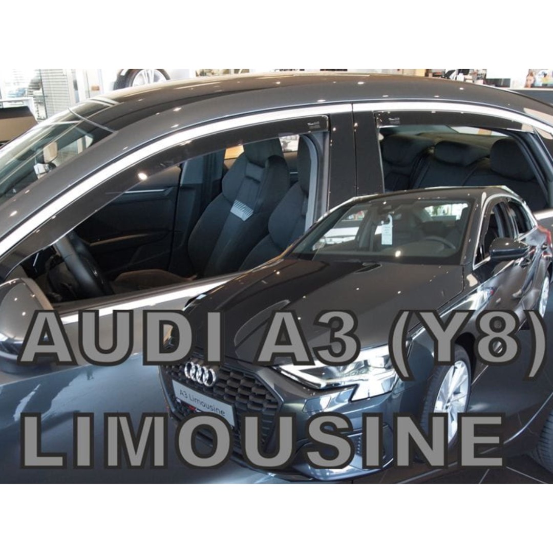 ΑΝΕΜ.SET10273 AUDI A3 Y8 LIM. 4D 2020+ ΣΕΤ ΑΝΕΜΟΘΡΑΥΣΤΕΣ ΑΥΤΟΚΙΝΗΤΟΥ ΑΠΟ ΕΥΚΑΜΠΤΟ ΦΙΜΕ ΠΛΑΣΤΙΚΟ HEKO - 4 ΤΕΜ.