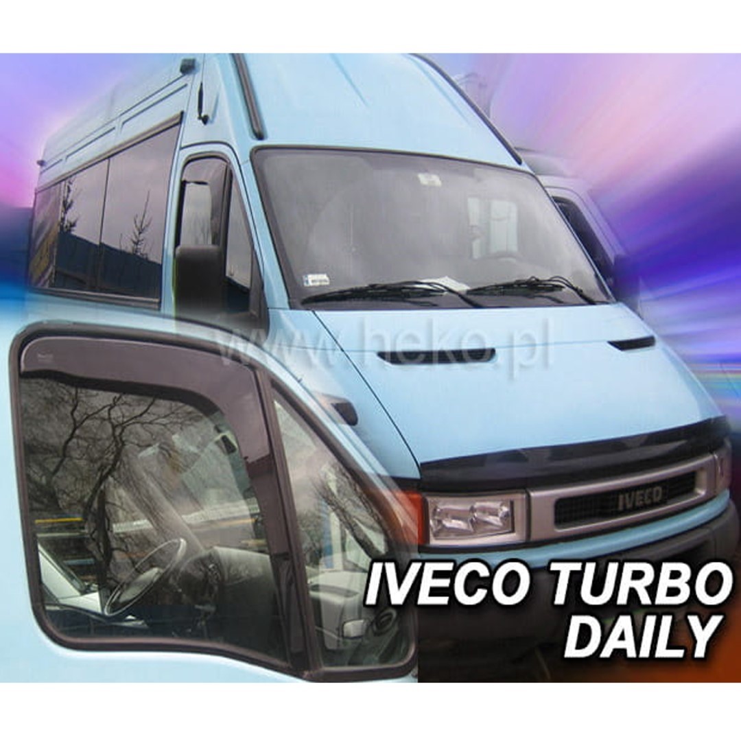 ΑΝΕΜ.18105/VAN IVECO TURBO DAILY IV / V 35C / 35S / 50C / 60C / 65C 2000+ ΖΕΥΓΑΡΙ ΑΝΕΜΟΘΡΑΥΣΤΕΣ ΦΟΡΤΗΓΟΥ ΑΠΟ ΕΥΚΑΜΠΤΟ ΦΙΜΕ ΠΛΑΣΤΙΚΟ HEKO - 2 ΤΕΜ.