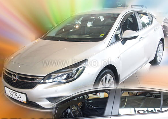 ΑΝΕΜ.25391 OPEL ASTRA K 5D 2015+ HTB / SPORTS TOURER ΖΕΥΓΑΡΙ ΑΝΕΜΟΘΡΑΥΣΤΕΣ ΑΠΟ ΕΥΚΑΜΠΤΟ ΦΙΜΕ ΠΛΑΣΤΙΚΟ HEKO - 2 ΤΕΜ.