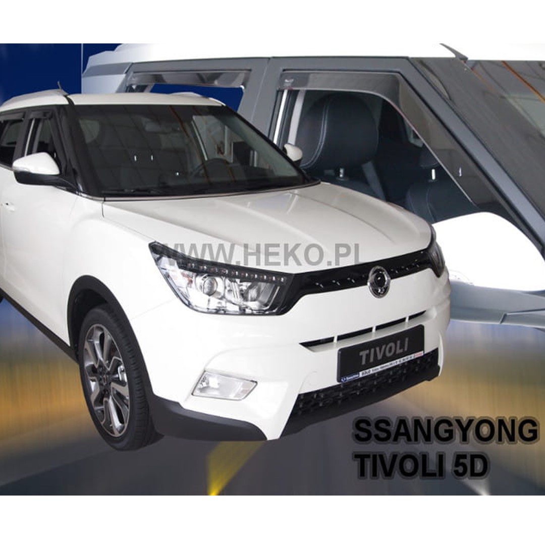 ΑΝΕΜ.SET28913 SSANGYONG TIVOLI/XLV 5D 2015+ ΣΕΤ ΑΝΕΜΟΘΡΑΥΣΤΕΣ ΑΥΤΟΚΙΝΗΤΟΥ ΑΠΟ ΕΥΚΑΜΠΤΟ ΦΙΜΕ ΠΛΑΣΤΙΚΟ HEKO - 4 ΤΕΜ.