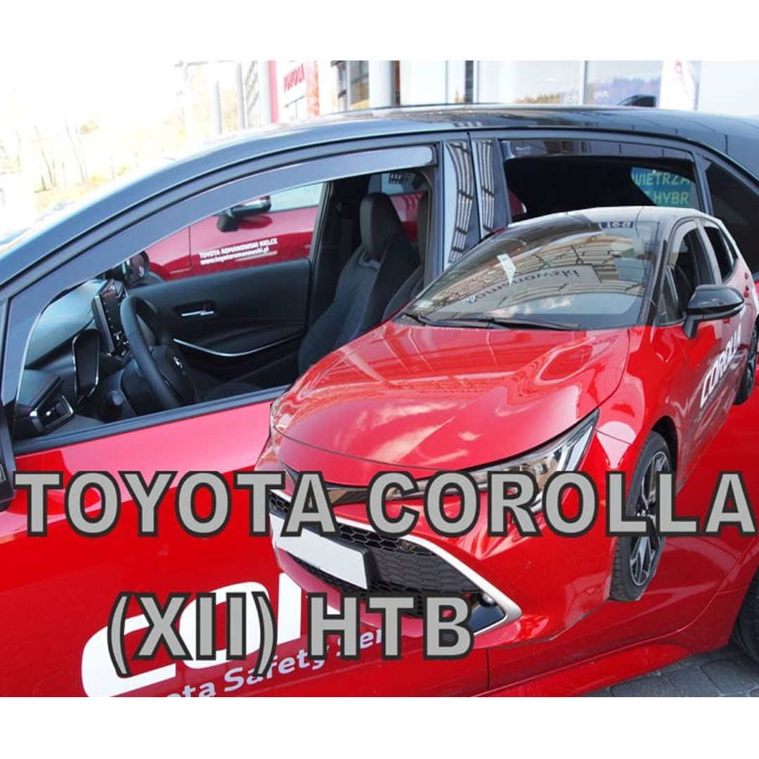 ΑΝΕΜ.SET29660 TOYOTA COROLLA XII 5D HTB 2018+ ΣΕΤ ΑΝΕΜΟΘΡΑΥΣΤΕΣ ΑΥΤΟΚΙΝΗΤΟΥ ΑΠΟ ΕΥΚΑΜΠΤΟ ΦΙΜΕ ΠΛΑΣΤΙΚΟ HEKO - 4 ΤΕΜ.