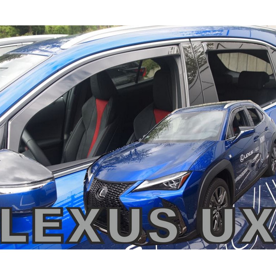 ΑΝΕΜ.SET30031 LEXUS UX 5D 2019+ ΣΕΤ ΑΝΕΜΟΘΡΑΥΣΤΕΣ ΑΥΤΟΚΙΝΗΤΟΥ ΑΠΟ ΕΥΚΑΜΠΤΟ ΦΙΜΕ ΠΛΑΣΤΙΚΟ HEKO - 4 ΤΕΜ.