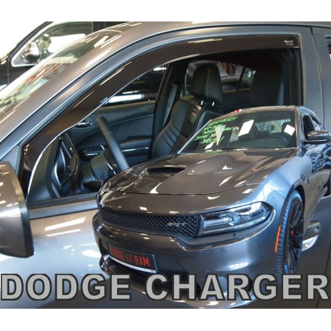 ΑΝΕΜ.13423 DODGE CHARGER 5D 2011-2021 ΖΕΥΓΑΡΙ ΑΝΕΜΟΘΡΑΥΣΤΕΣ ΑΠΟ ΕΥΚΑΜΠΤΟ ΦΙΜΕ ΠΛΑΣΤΙΚΟ HEKO - 2 ΤΕΜ.