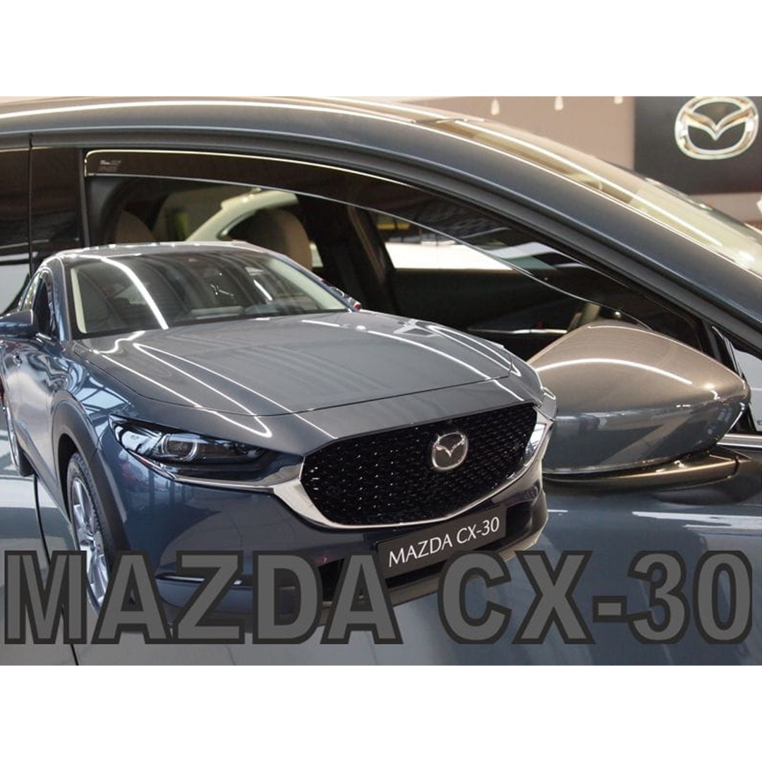 ΑΝΕΜ.23171 MAZDA CX-30 5D 2019+ ΖΕΥΓΑΡΙ ΑΝΕΜΟΘΡΑΥΣΤΕΣ ΑΠΟ ΕΥΚΑΜΠΤΟ ΦΙΜΕ ΠΛΑΣΤΙΚΟ HEKO - 2 ΤΕΜ.