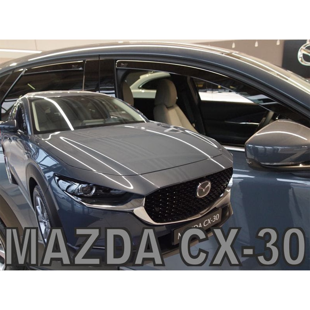 ΑΝΕΜ.SET23172 MAZDA CX-30 5D 2019+ ΣΕΤ ΑΝΕΜΟΘΡΑΥΣΤΕΣ ΑΥΤΟΚΙΝΗΤΟΥ ΑΠΟ ΕΥΚΑΜΠΤΟ ΦΙΜΕ ΠΛΑΣΤΙΚΟ HEKO - 4 ΤΕΜ.