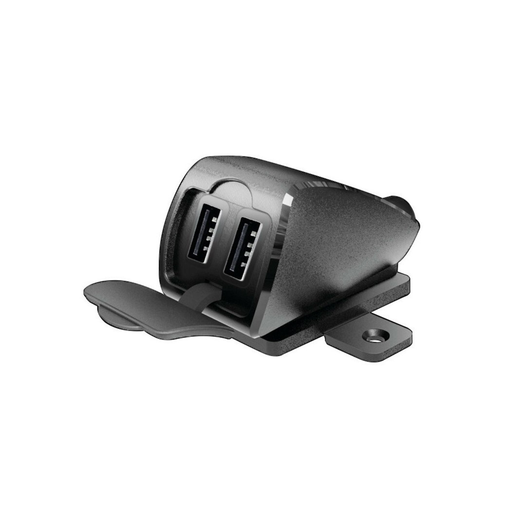 L3882.7/T ΦΟΡΤΙΣΤΗΣ USB ΔΙΠΛΟΣ TREK 2 12/24V 5400mA ΜΕ ΒΑΣΗ ΣΤΗΡΙΞΗΣ ΒΙΔΩΤΗ ΚΑΙ ΚΑΛΩΔΙΟ 150cm ΑΔΙΑΒΡΟΧΟΣ