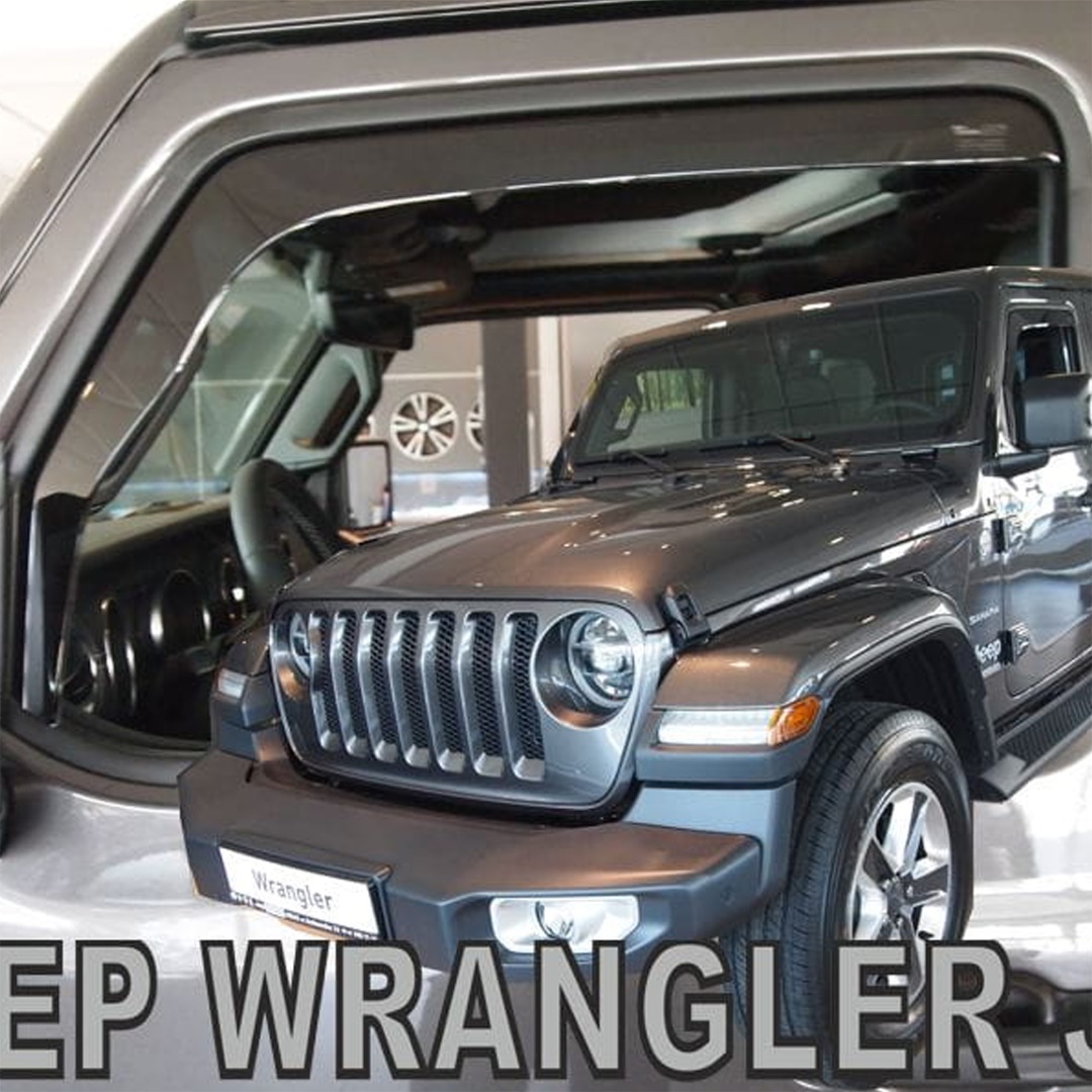 ΑΝΕΜ.19132 JEEP WRANGLER / GLADIATOR JL IV 5D 2019+ ΖΕΥΓΑΡΙ ΑΝΕΜΟΘΡΑΥΣΤΕΣ ΑΠΟ ΕΥΚΑΜΠΤΟ ΦΙΜΕ ΠΛΑΣΤΙΚΟ HEKO - 2 ΤΕΜ.