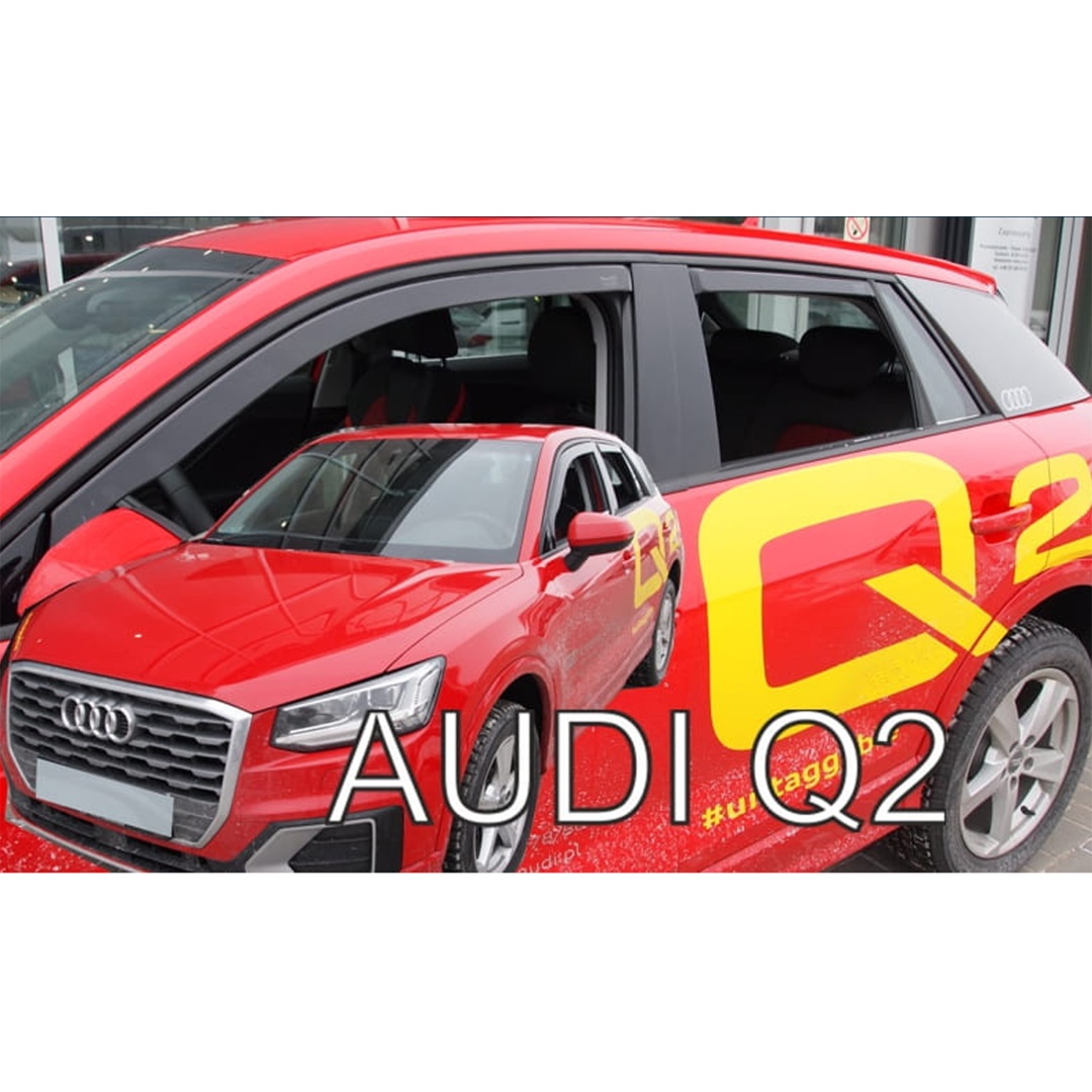 ΑΝΕΜ.SET10257 AUDI Q2 5D 2016+ ΣΕΤ ΑΝΕΜΟΘΡΑΥΣΤΕΣ ΑΥΤΟΚΙΝΗΤΟΥ ΑΠΟ ΕΥΚΑΜΠΤΟ ΦΙΜΕ ΠΛΑΣΤΙΚΟ HEKO - 4 ΤΕΜ.