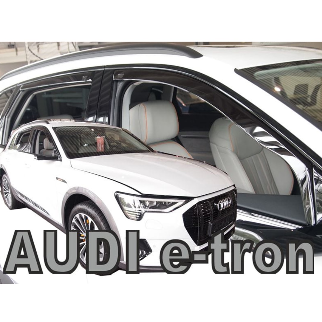 ΑΝΕΜ.SET10270 AUDI E-TRON 5D 2018+ ΣΕΤ ΑΝΕΜΟΘΡΑΥΣΤΕΣ ΑΥΤΟΚΙΝΗΤΟΥ ΑΠΟ ΕΥΚΑΜΠΤΟ ΦΙΜΕ ΠΛΑΣΤΙΚΟ HEKO - 4 ΤΕΜ.