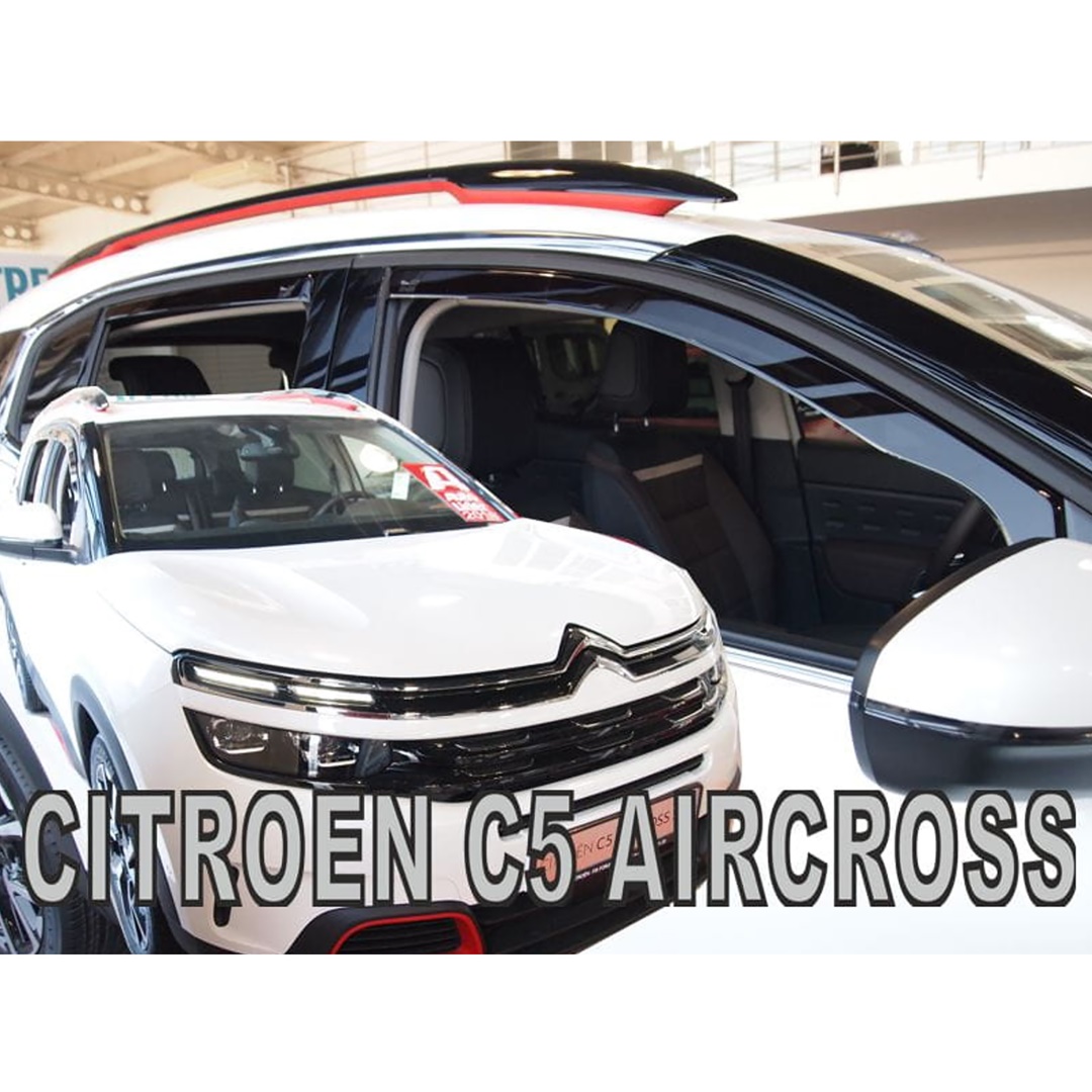 ΑΝΕΜ.SET12272 CITROEN C5 AIRCROSS 5D 2019+ ΣΕΤ ΑΝΕΜΟΘΡΑΥΣΤΕΣ ΑΥΤΟΚΙΝΗΤΟΥ ΑΠΟ ΕΥΚΑΜΠΤΟ ΦΙΜΕ ΠΛΑΣΤΙΚΟ HEKO - 4 ΤΕΜ.