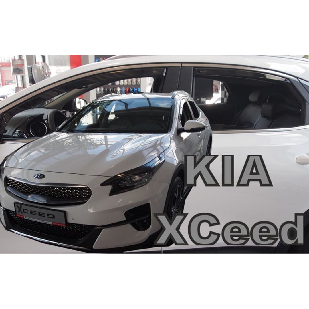 ΑΝΕΜ.SET20188 KIA XCEED 5D 2019+ ΣΕΤ ΑΝΕΜΟΘΡΑΥΣΤΕΣ ΑΥΤΟΚΙΝΗΤΟΥ ΑΠΟ ΕΥΚΑΜΠΤΟ ΦΙΜΕ ΠΛΑΣΤΙΚΟ HEKO - 4 ΤΕΜ.