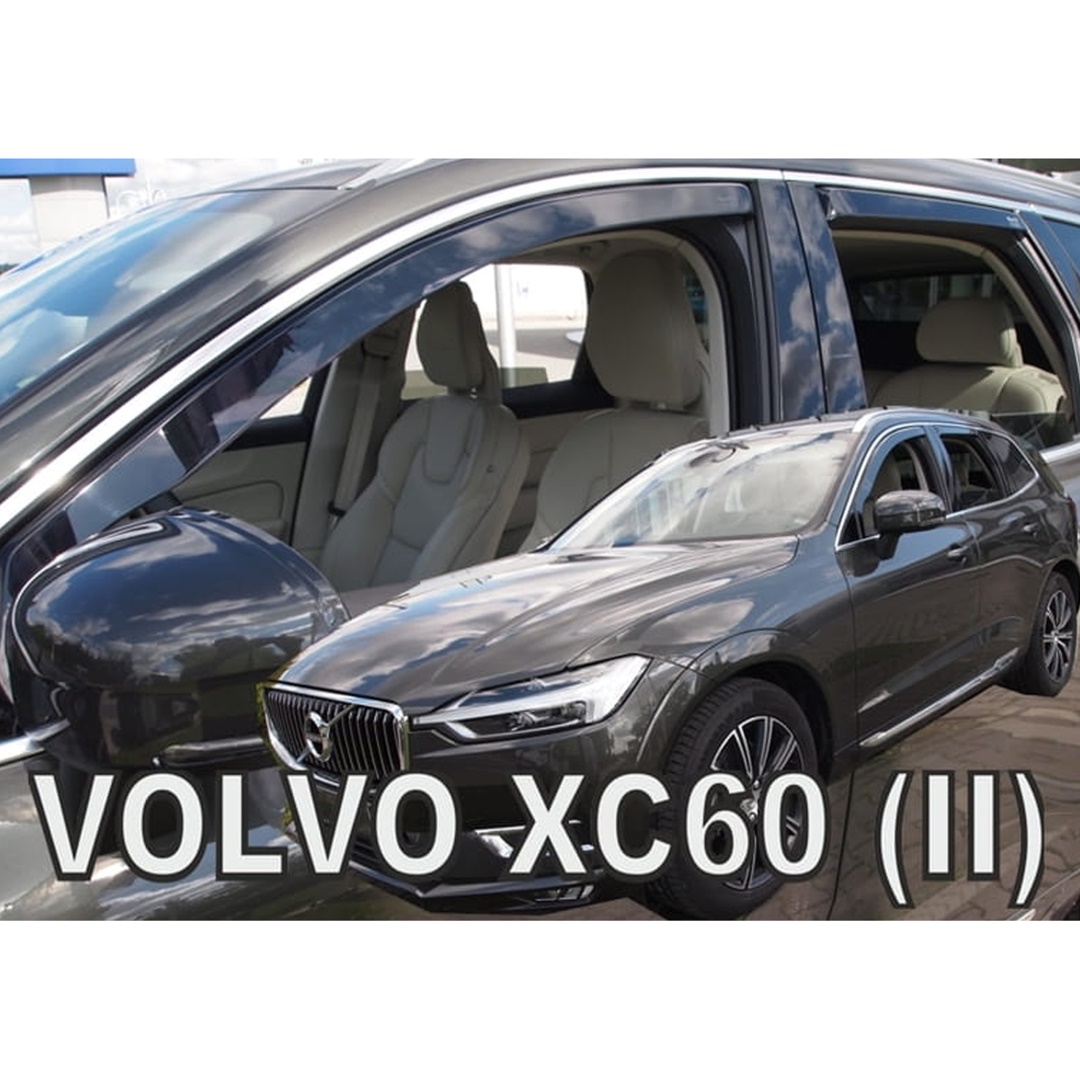 ΑΝΕΜ.SET31261 VOLVO XC60 II 5D 2017+ ΣΕΤ ΑΝΕΜΟΘΡΑΥΣΤΕΣ ΑΥΤΟΚΙΝΗΤΟΥ ΑΠΟ ΕΥΚΑΜΠΤΟ ΦΙΜΕ ΠΛΑΣΤΙΚΟ HEKO - 4 ΤΕΜ.