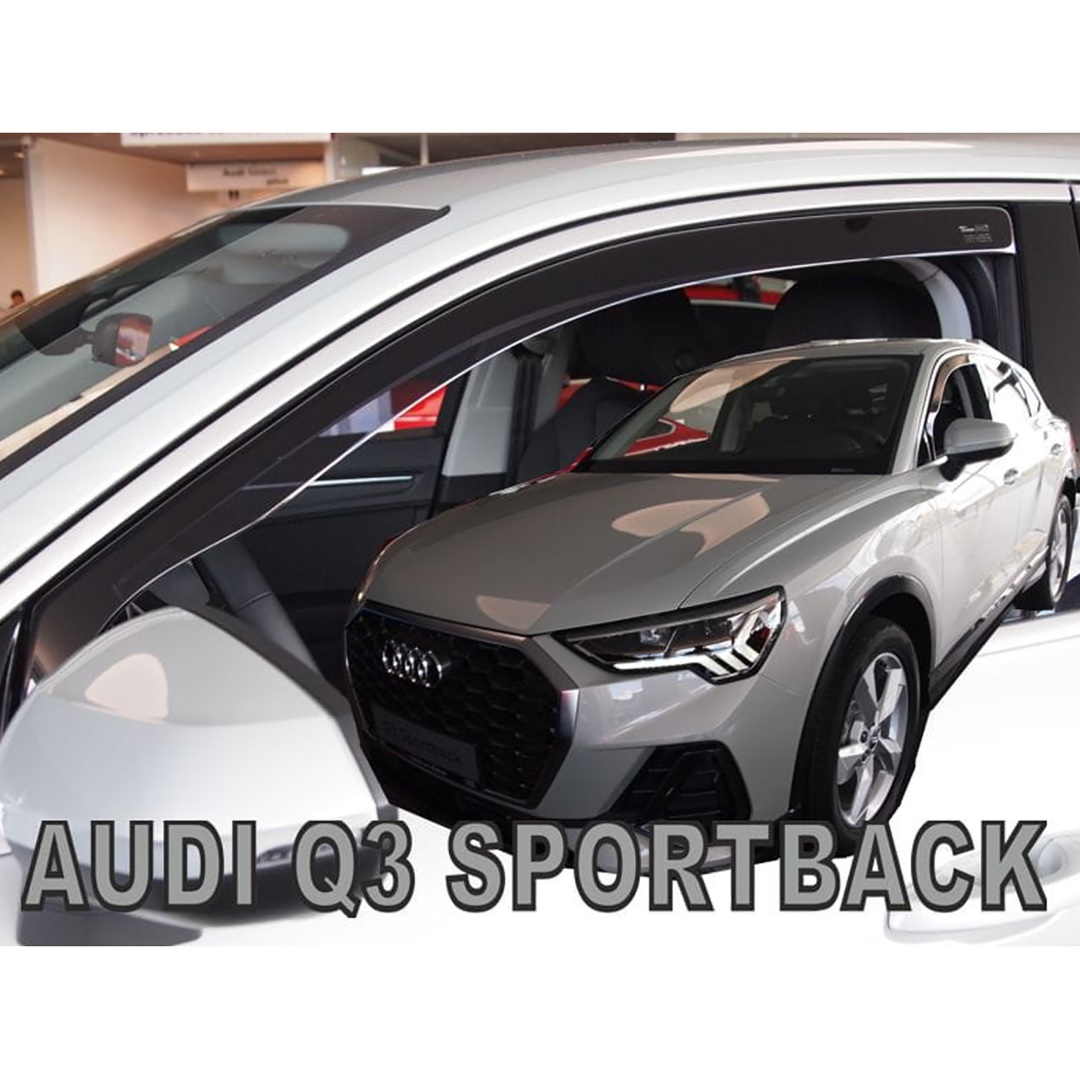 ΑΝΕΜ.10274 AUDI Q3 5D SPORTBACK 2020-2021 ΖΕΥΓΑΡΙ ΑΝΕΜΟΘΡΑΥΣΤΕΣ ΑΠΟ ΕΥΚΑΜΠΤΟ ΦΙΜΕ ΠΛΑΣΤΙΚΟ HEKO - 2 ΤΕΜ.