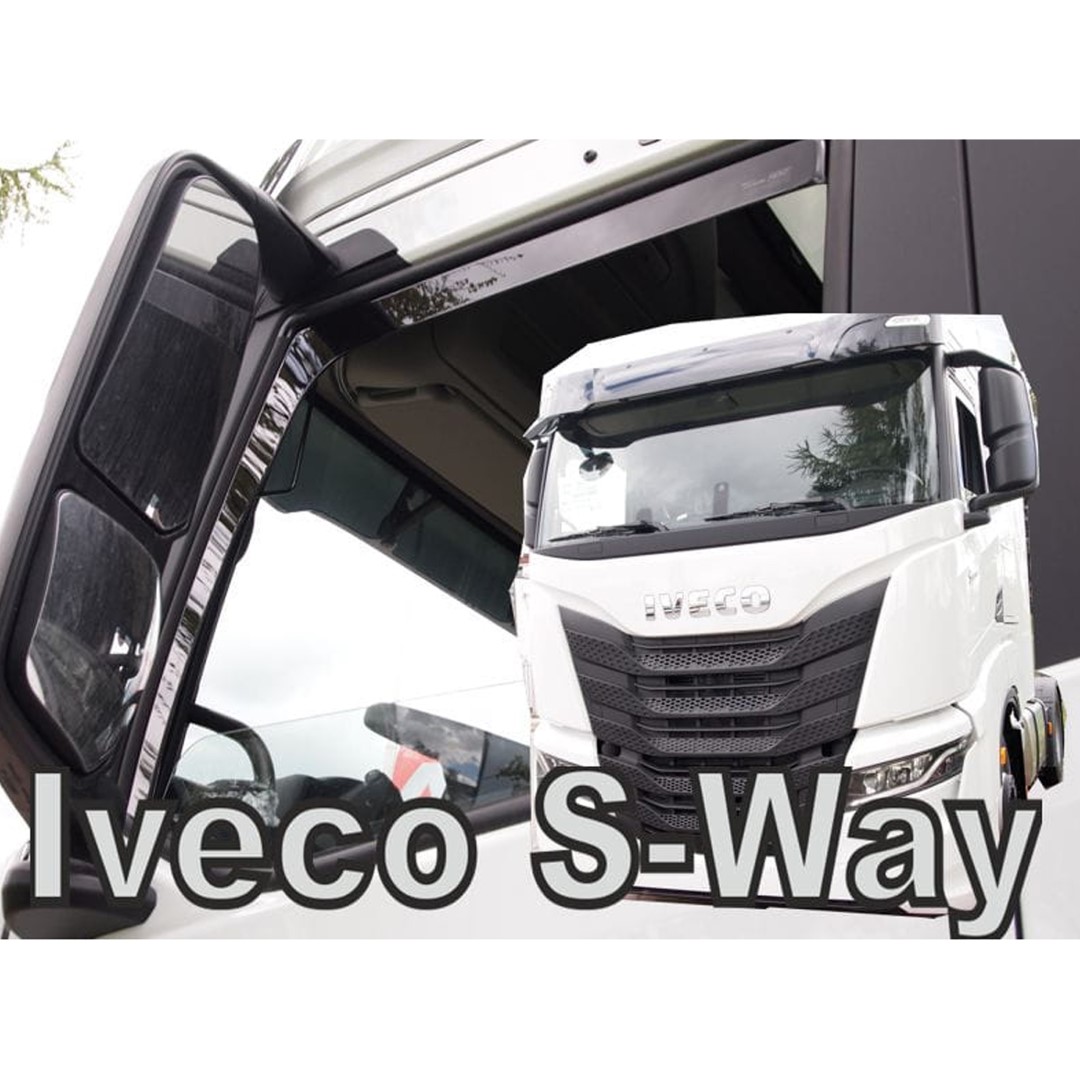 ΑΝΕΜ.18110/TRUCK IVECO S-WAY 2019+ ΖΕΥΓΑΡΙ ΑΝΕΜΟΘΡΑΥΣΤΕΣ ΦΟΡΤΗΓΟΥ ΑΠΟ ΕΥΚΑΜΠΤΟ ΦΙΜΕ ΠΛΑΣΤΙΚΟ HEKO - 2 ΤΕΜ.