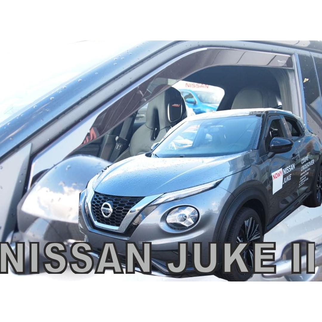 ΑΝΕΜ.24304 NISSAN JUKE 5D 2019+ ΖΕΥΓΑΡΙ ΑΝΕΜΟΘΡΑΥΣΤΕΣ ΑΠΟ ΕΥΚΑΜΠΤΟ ΦΙΜΕ ΠΛΑΣΤΙΚΟ HEKO - 2 ΤΕΜ.