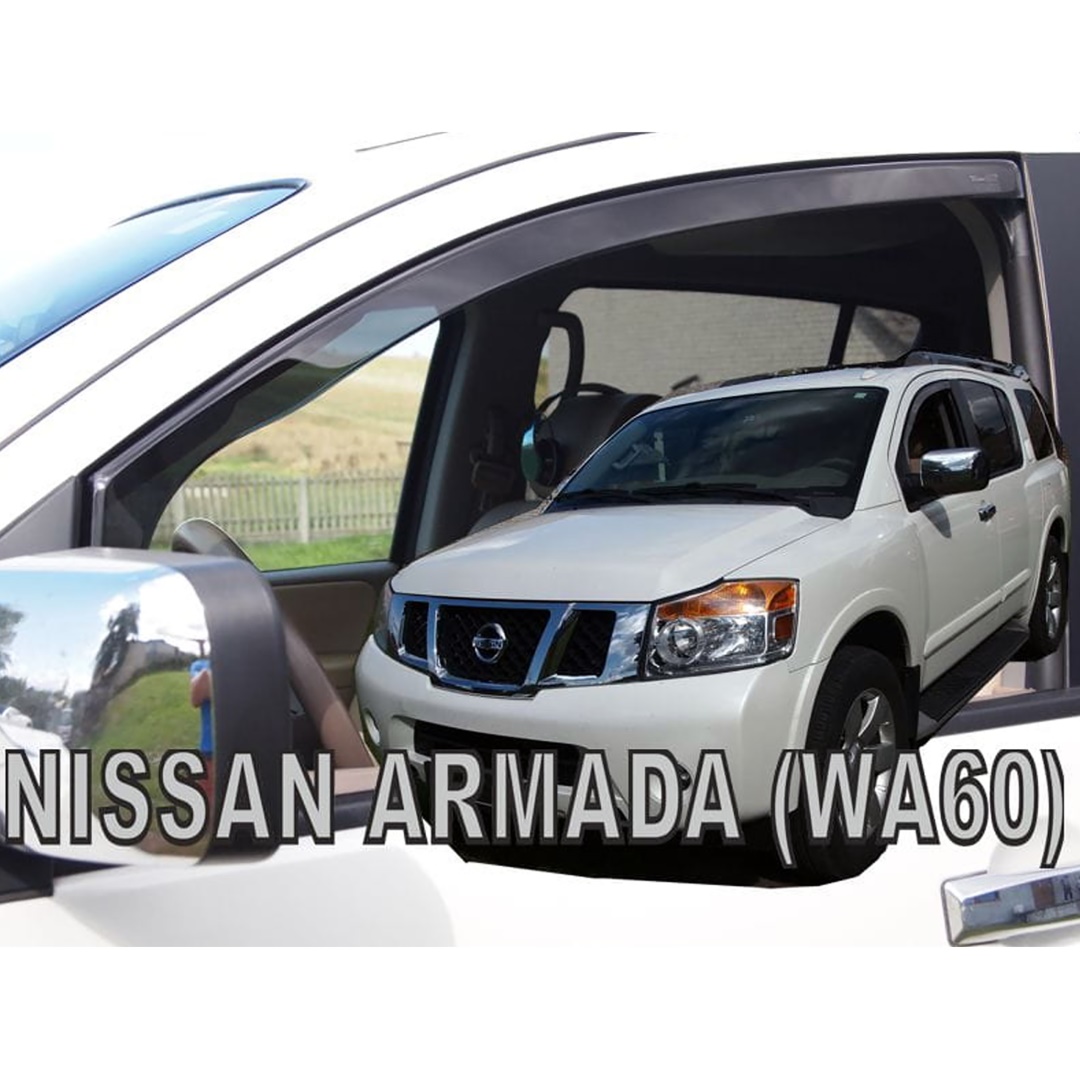 ΑΝΕΜ.24306 NISSAN ARMADA WA60 5D 2004-2016 ΖΕΥΓΑΡΙ ΑΝΕΜΟΘΡΑΥΣΤΕΣ ΑΠΟ ΕΥΚΑΜΠΤΟ ΦΙΜΕ ΠΛΑΣΤΙΚΟ HEKO - 2 ΤΕΜ.