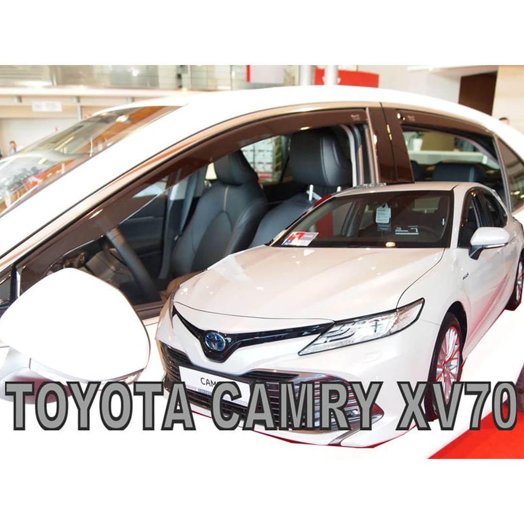 ΑΝΕΜ.SET29664 TOYOTA CAMRY XV70 4D 2018+ ΣΕΤ ΑΝΕΜΟΘΡΑΥΣΤΕΣ ΑΥΤΟΚΙΝΗΤΟΥ ΑΠΟ ΕΥΚΑΜΠΤΟ ΦΙΜΕ ΠΛΑΣΤΙΚΟ HEKO - 4 ΤΕΜ.