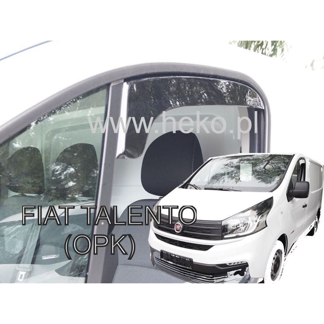 ΑΝΕΜ.27150/VAN FIAT TALENTO 2016+ / OPEL VIVARO 2 2014-2019 / RENAULT TRAFIC 3 2014+ ΚΟΝΤΟ ΖΕΥΓΑΡΙ ΑΝΕΜΟΘΡΑΥΣΤΕΣ VAN ΑΠΟ ΕΥΚΑΜΠΤΟ ΦΙΜΕ ΠΛΑΣΤΙΚΟ HEKO - 2 ΤΕΜ.