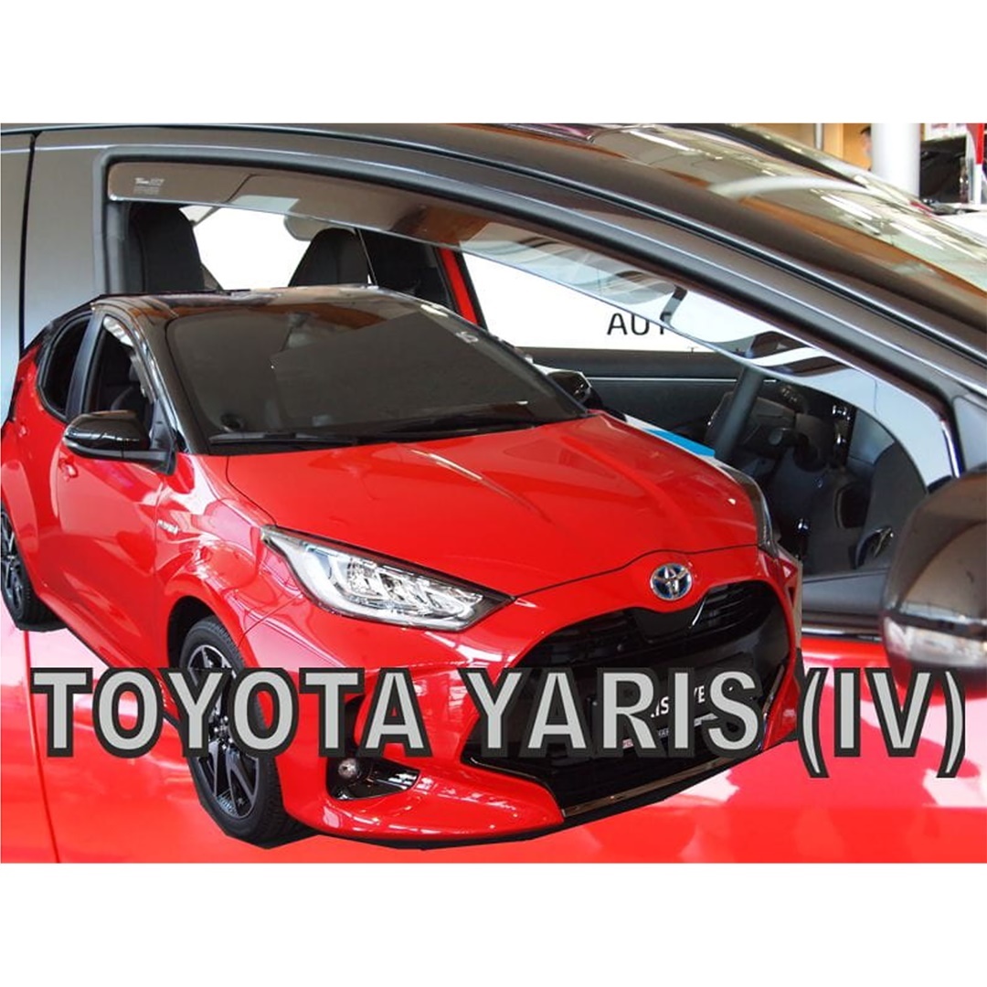 ΑΝΕΜ.29665 TOYOTA YARIS 5D 2019+ / MAZDA 2 2022+ ΖΕΥΓΑΡΙ ΑΝΕΜΟΘΡΑΥΣΤΕΣ ΑΠΟ ΕΥΚΑΜΠΤΟ ΦΙΜΕ ΠΛΑΣΤΙΚΟ HEKO - 2 ΤΕΜ.