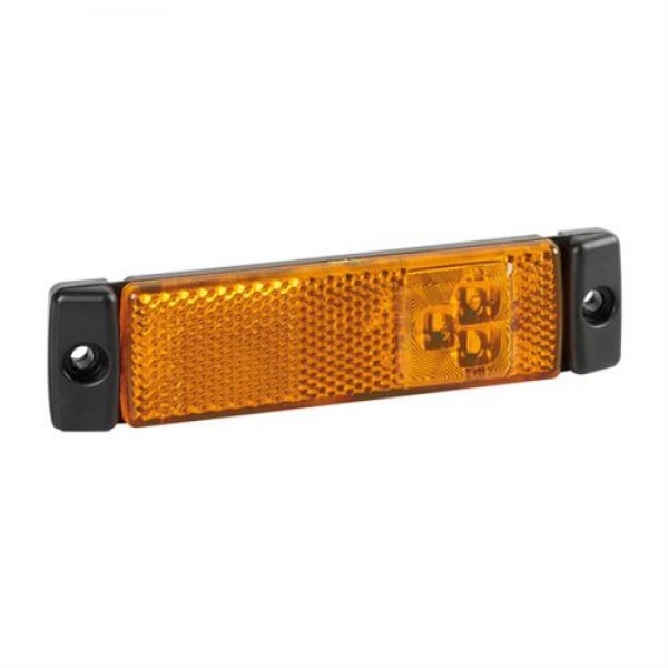 L9791.6 ΦΩΣ ΘΕΣΕΩΣ ΦΟΡΤΗΓΟΥ 24V 3LED ΠΟΡΤΟΚΑΛΙ 130x30mm 1ΤΕΜ.