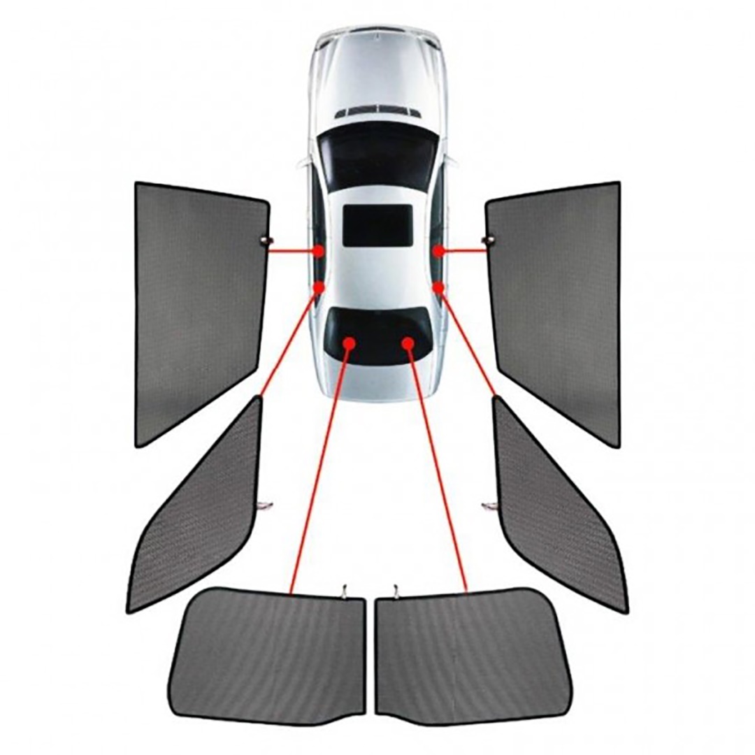 PVC.VAU-CROS-5-A OPEL CROSSLAND X 5D 2017> ΚΟΥΡΤΙΝΑΚΙΑ ΜΑΡΚΕ CARSHADES - 6 ΤΕΜ.