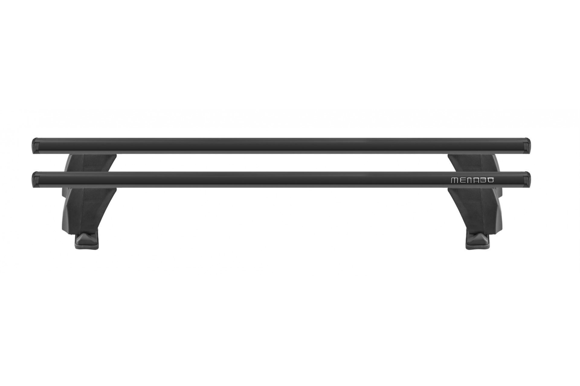 12540/MB ΜΠΑΡΕΣ ΟΡΟΦΗΣ ΑΛΟΥΜΙΝΙΟΥ DELTA XL BLACK 161 cm ROOF RACK ΣΕΤ ΣΕ ΜΑΥΡΟ ΧΡΩΜΑ ΜΕ ΠΡΟΣΤΑΤΕΤΙΚΑ ΚΑΠΑΚΙΑ ΑΚΡΩΝ ΓΙΑ ΑΠΛΗ ΟΡΟΦΗ MENABO - 2 ΤΕΜ.