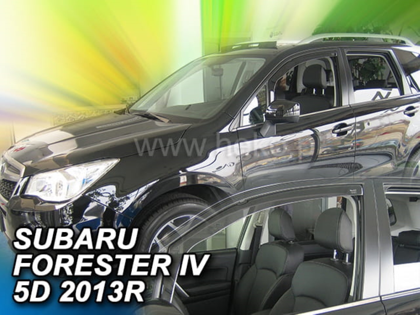 ΑΝΕΜ.28517 SUBARU FORESTER IV 5D 2013-2018 ΖΕΥΓΑΡΙ ΑΝΕΜΟΘΡΑΥΣΤΕΣ ΑΠΟ ΕΥΚΑΜΠΤΟ ΦΙΜΕ ΠΛΑΣΤΙΚΟ HEKO - 2 ΤΕΜ.