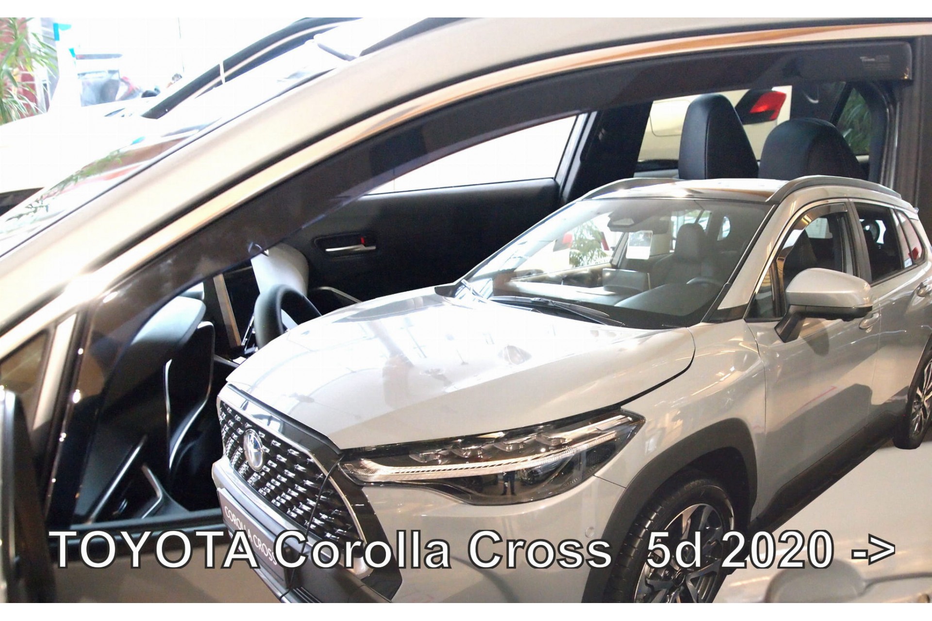 ΑΝΕΜ.29673 TOYOTA COROLLA CROSS 5D 2020+ ΖΕΥΓΑΡΙ ΑΝΕΜΟΘΡΑΥΣΤΕΣ ΑΠΟ ΕΥΚΑΜΠΤΟ ΦΙΜΕ ΠΛΑΣΤΙΚΟ HEKO - 2 ΤΕΜ.