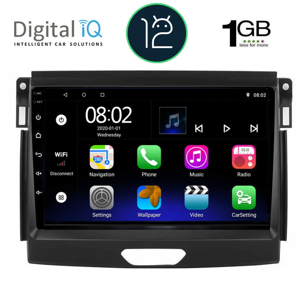 DIGITAL IQ RTB 1173_GPS (9inc) MULTIMEDIA TABLET OEM FORD RANGER mod. 2018&gt;