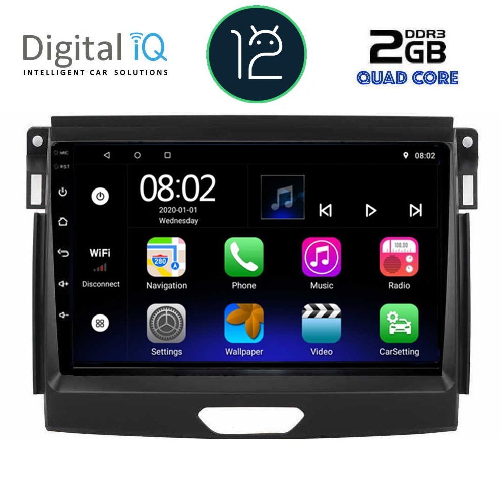 DIGITAL IQ RTB 2173_GPS (9inc) MULTIMEDIA TABLET OEM FORD RANGER mod. 2018&gt;