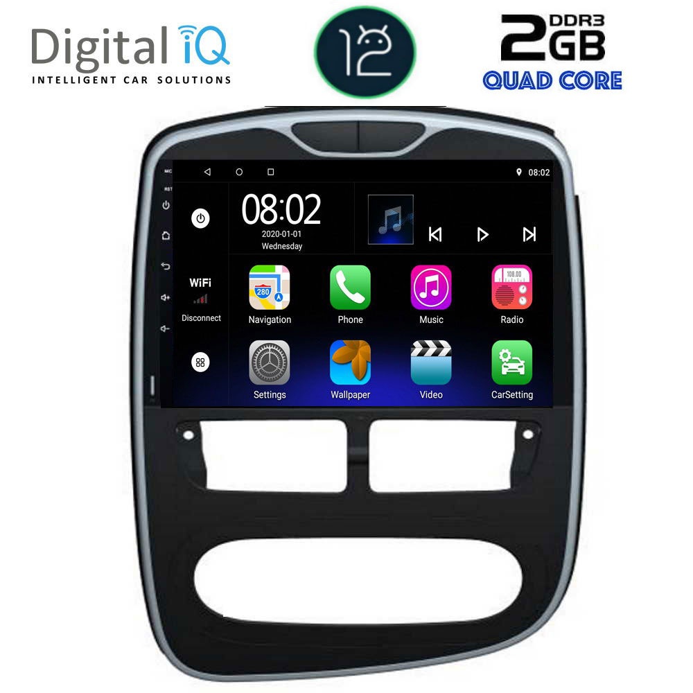 DIGITAL IQ RTB 2544_GPS (10inc) MULTIMEDIA TABLET OEM RENAULT CLIO mod. 2012-2015