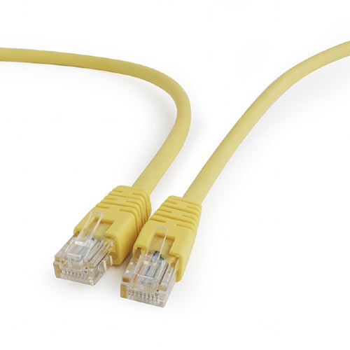 CABLEXPERT CAT5E UTP PATCH CORD YELLOW 1,5M