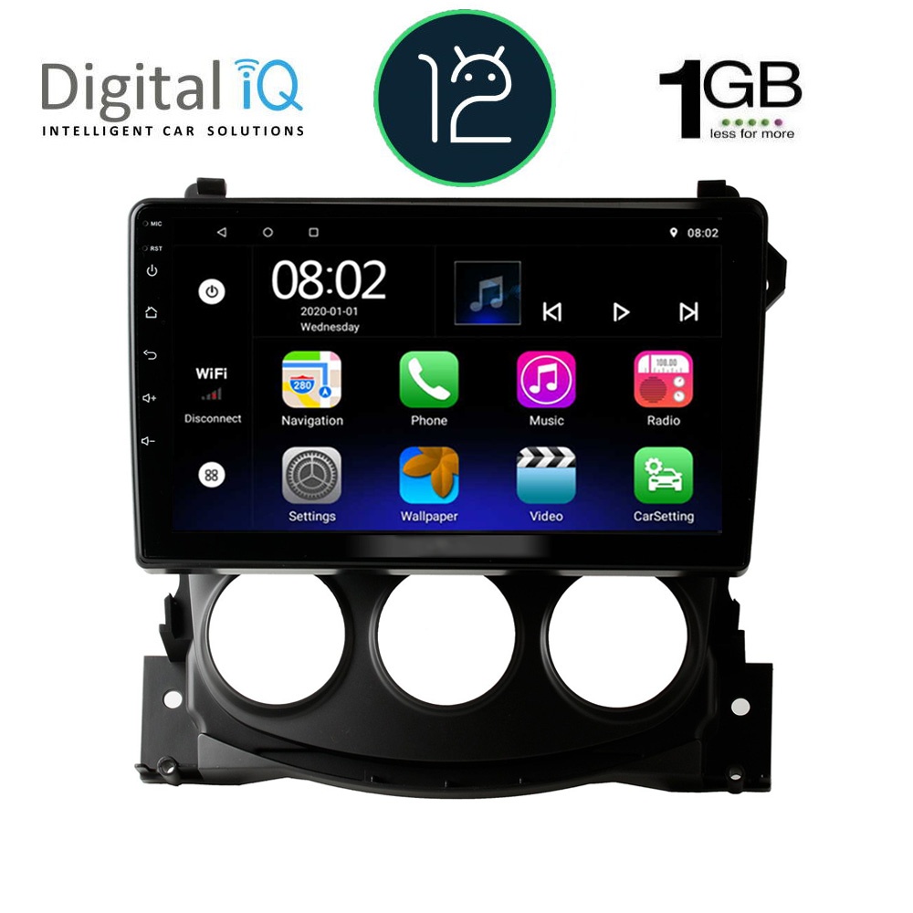 DIGITAL IQ RTA 1479_GPS (9inc) MULTIMEDIA TABLET OEM NISSAN 370Z mod. 2009-2012