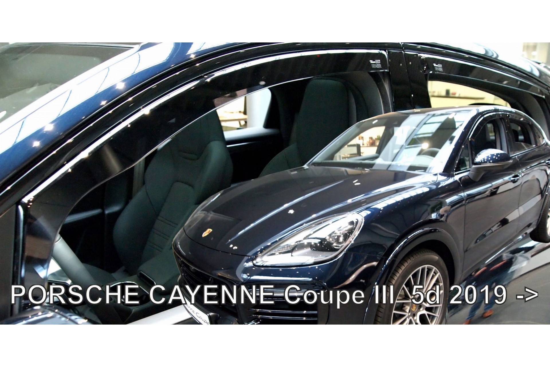 ΑΝΕΜ.SET26310 PORSCHE CAYENNE COUPE 5D 2019+ ΣΕΤ ΑΝΕΜΟΘΡΑΥΣΤΕΣ ΑΥΤΟΚΙΝΗΤΟΥ ΑΠΟ ΕΥΚΑΜΠΤΟ ΦΙΜΕ ΠΛΑΣΤΙΚΟ HEKO - 4 ΤΕΜ.