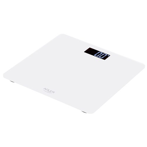 ADLER ELECTRIC BATHROOM SCALE WHITE