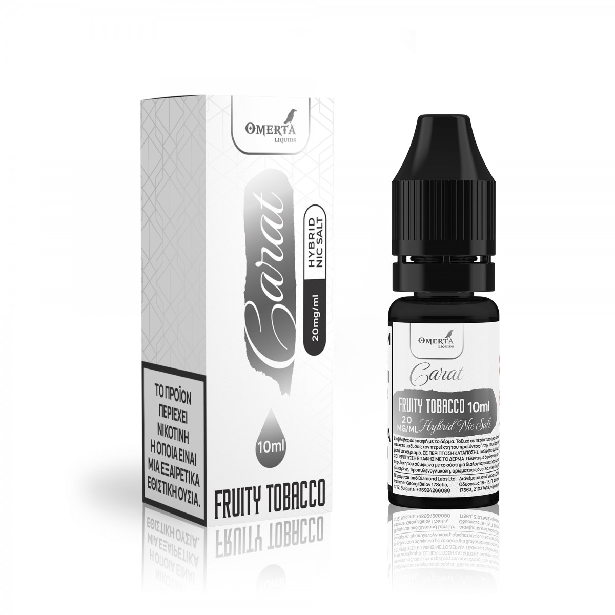 Omerta Carat Fruity Tobacco Salt 20mg 10ml