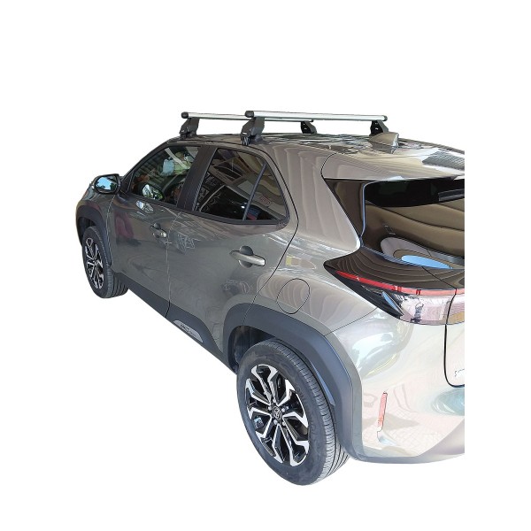 MP.TO.029/MB-ALU TOYOTA YARIS CROSS XP210 5D 2020+ KIT ΜΕ ΜΠΑΡΕΣ ΟΡΟΦΗΣ ΑΛΟΥΜΙΝΙΟΥ MENABO (AL1-3360/ΜΒ-FIX077G)