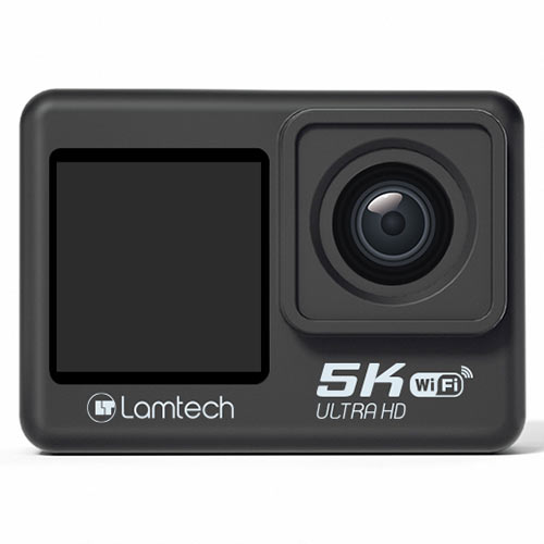 LAMTECH 5K/EIS DUAL SCREEN ACTION CAMERA