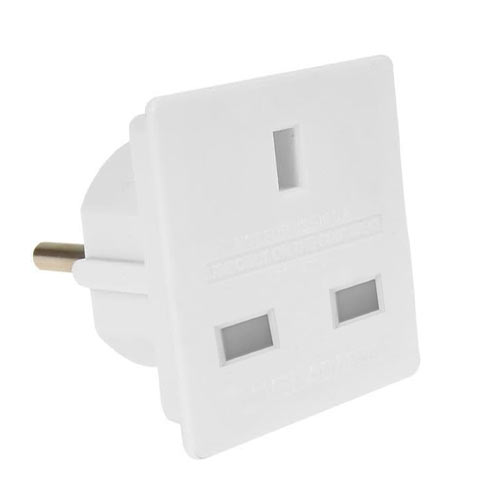 LAMTECH EU SCHUKO TO UK 16A TRAVEL ADAPTER