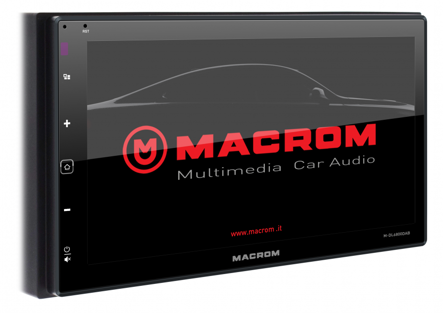 Macrom m-Dl6800dab 6.8-Inch Monitor, Dab+ / fm / am Receiver, Bluetooth, usb Memory Άμεση Παράδοση