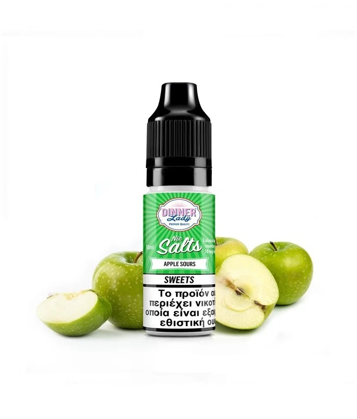 Dinner Lady Salt Apple Sours 10ml 10mg