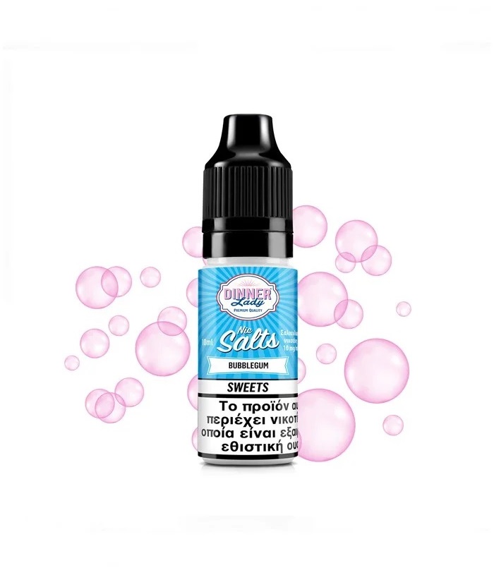 Dinner Lady Salt Bubblegum 10ml 10mg