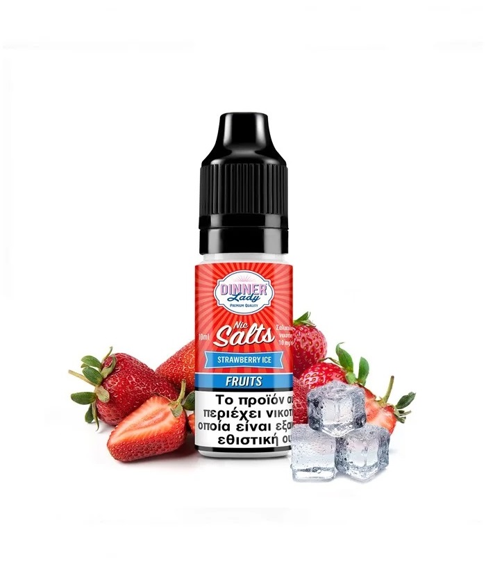 Dinner Lady Salt Strawberry Ice 10ml 10mg