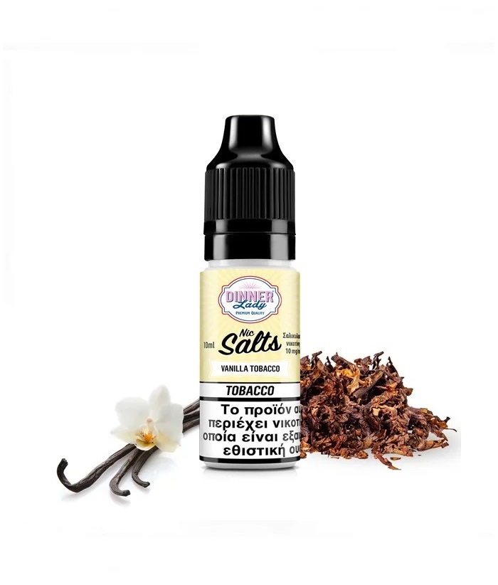 Dinner Lady Salt Vanilla Tobacco 10ml 10mg