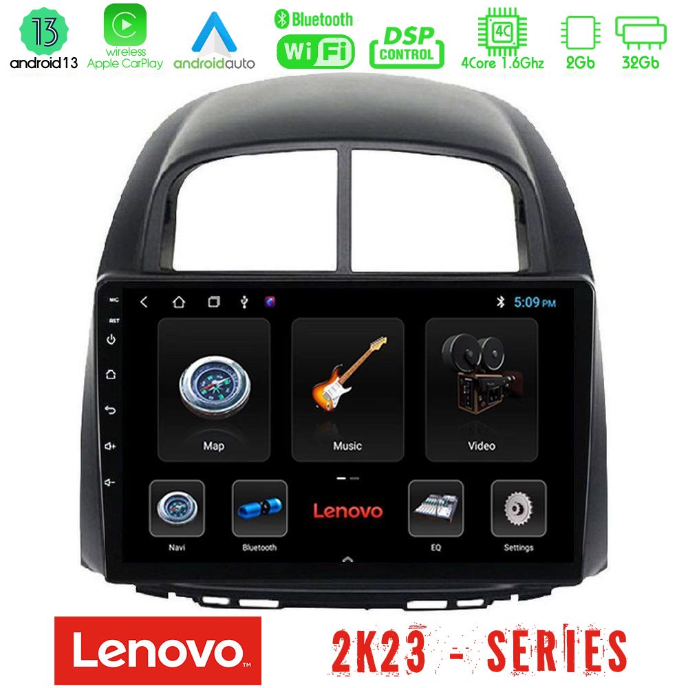 Lenovo car pad Daihatsu Sirion/subaru Justy 4core Android 13 2+32gb Navigation Multimedia Tablet 10 u-len-Dh0038