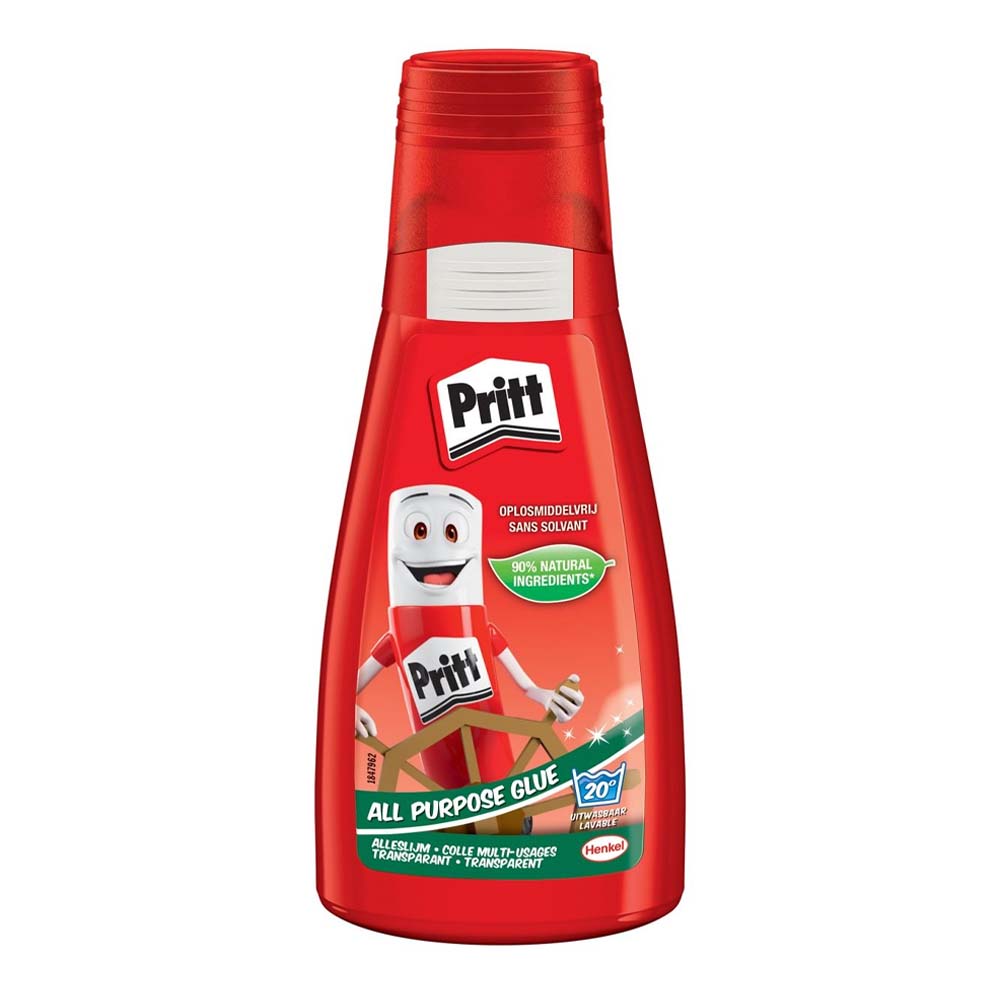 Pritt Υγρή Κόλλα Universal Transparent Μεγάλου Μεγέθους Γενικής Χρήσης 100gr Χωρίς Διαλύτες (2139306) (PRI2139306)