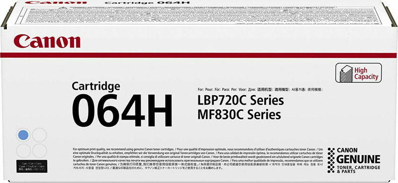 Canon LBP722Cdw/MF 832CdwSERIES TONER CYAN HC (4936C001) (CAN-064CH)