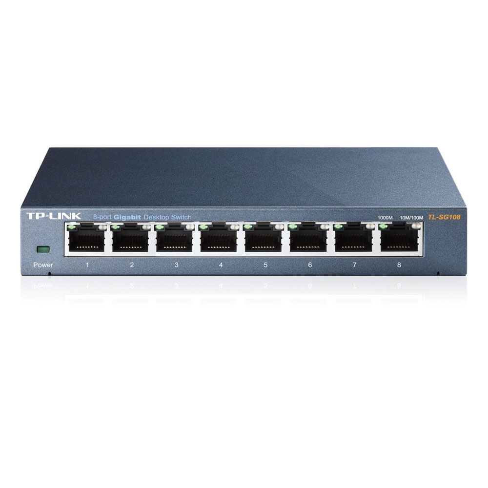 TP-LINK Switch V9 10/100/1000 Mbps 8 Ports (TL-SG108) (TPTL-SG108)